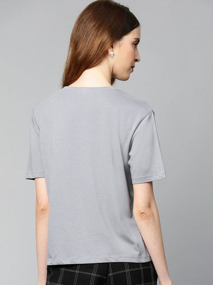 Women's Grey Made-In-Haven T-Shirt