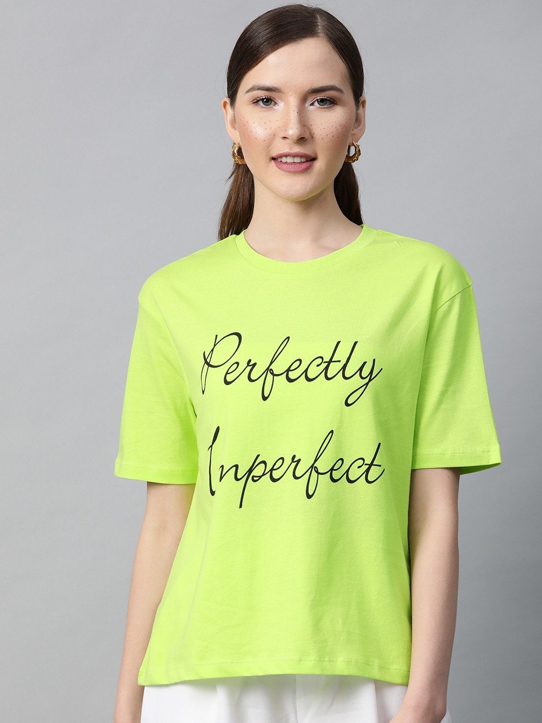Women's Neon Green Perfectly-Imperfect T-Shirt