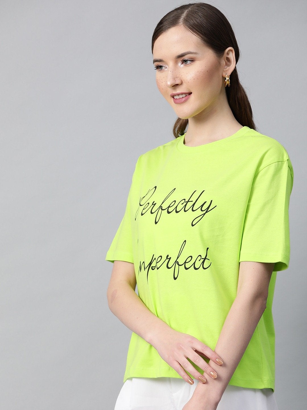 Women's Neon Green Perfectly-Imperfect T-Shirt