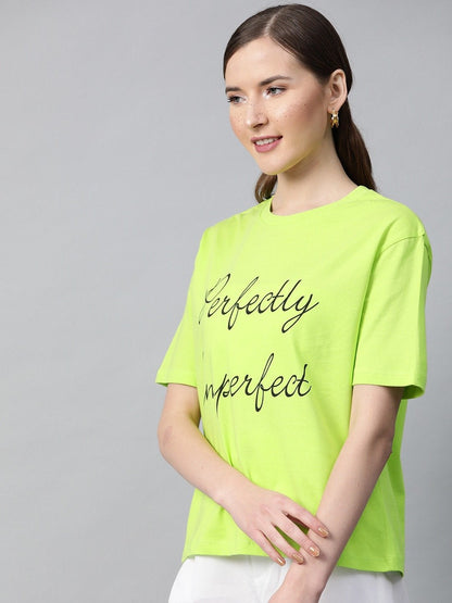 Women's Neon Green Perfectly-Imperfect T-Shirt