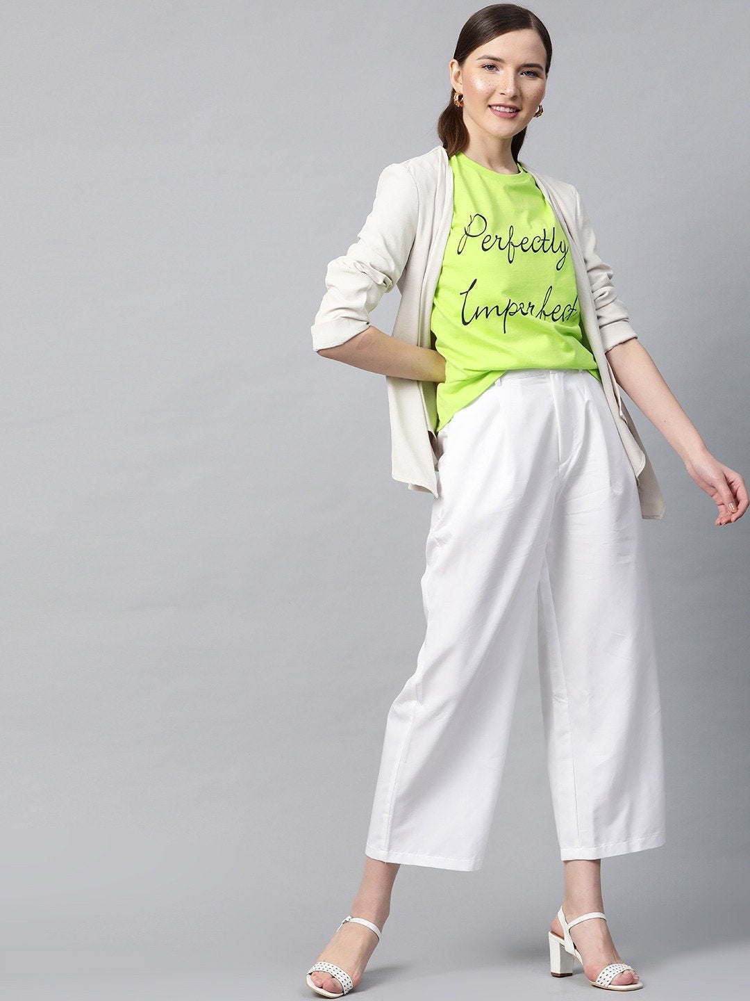 Women's Neon Green Perfectly-Imperfect T-Shirt