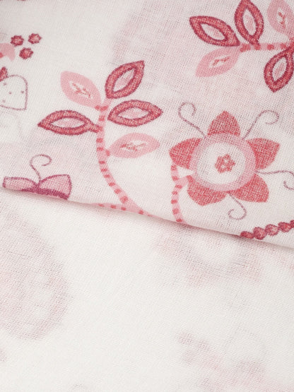 Women's Pink Floral Strappy Front Button Dress