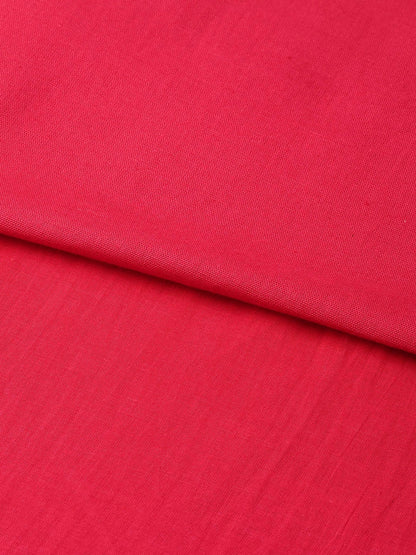 Women's Red Sleeveless Belted Dress