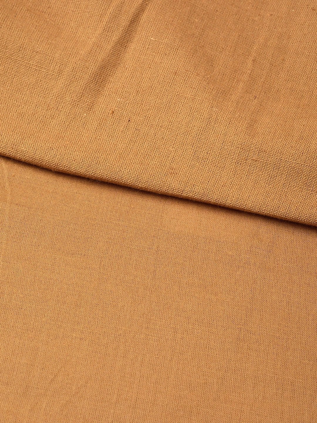 Women's Chocolate Brown Gathered Patch Pocket Midi Dress