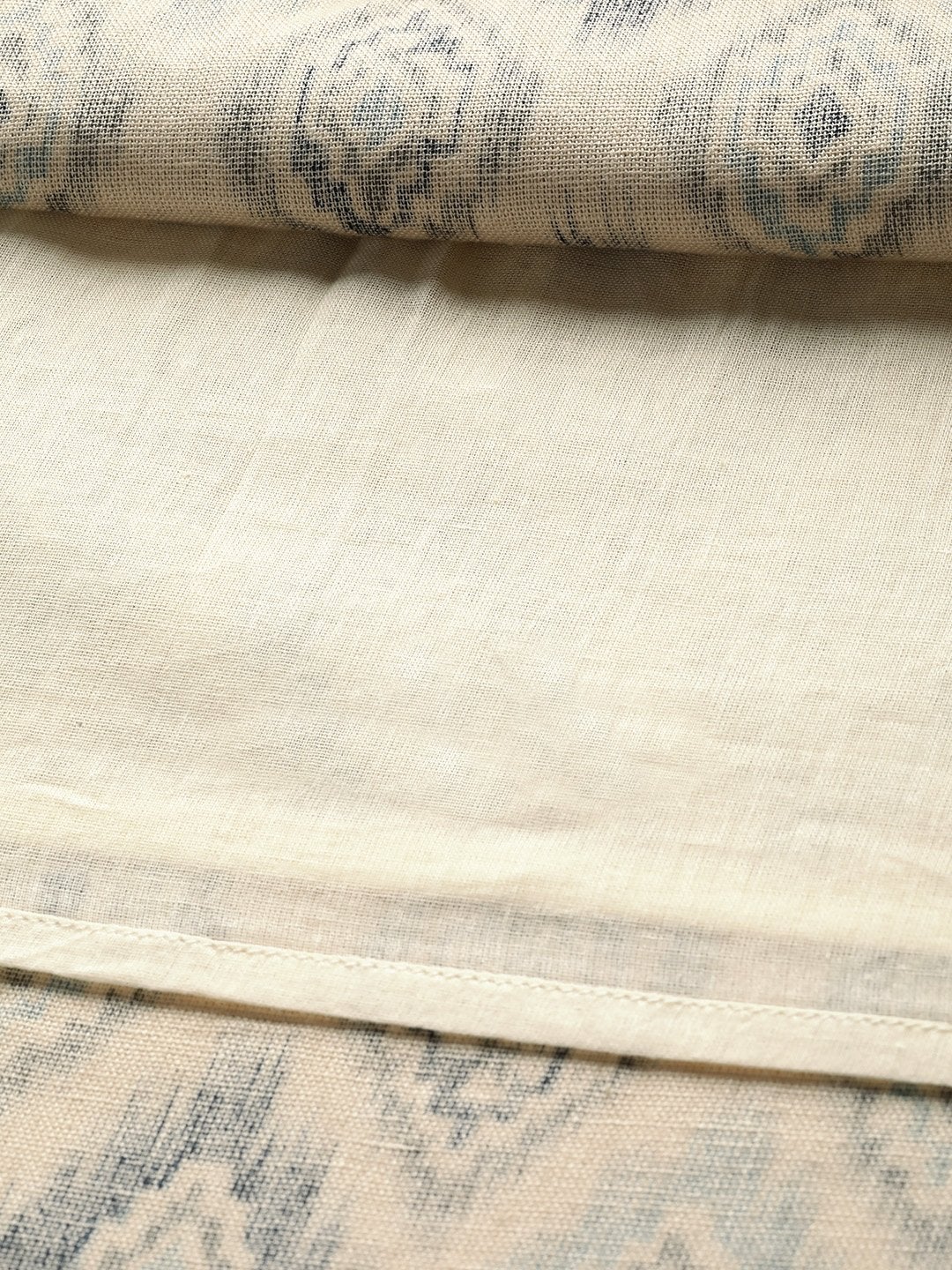 Women's Beige Ikat Patch Pocket Midi Dress