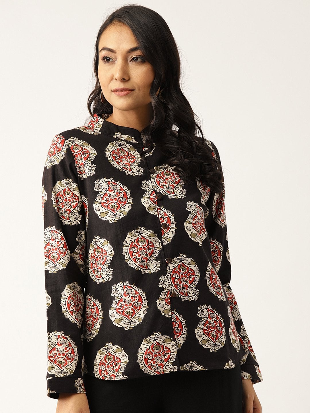 Women's Black Paisely Indie Jacket