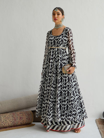 Women's Black Strong Kurta