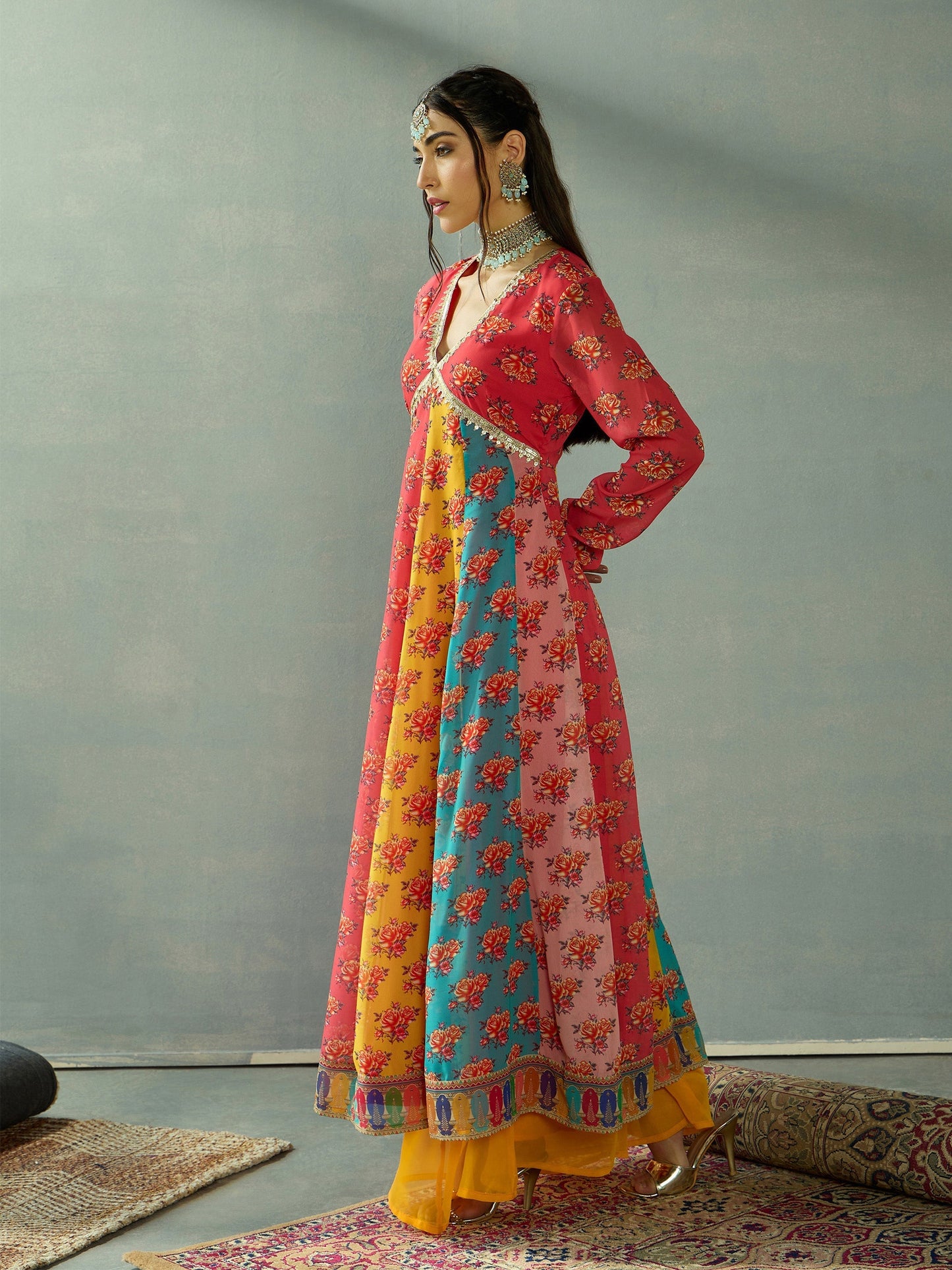 Women's Red Strong Kurta