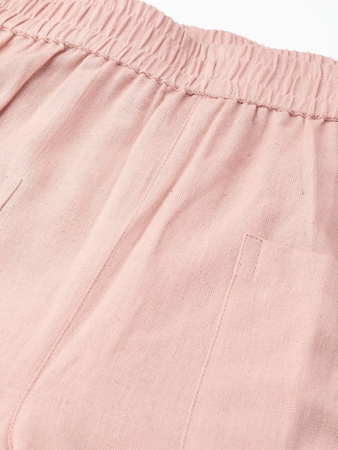 Women's Baked Pink Patch Pocket Pants