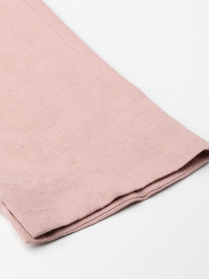 Women's Baked Pink Patch Pocket Pants