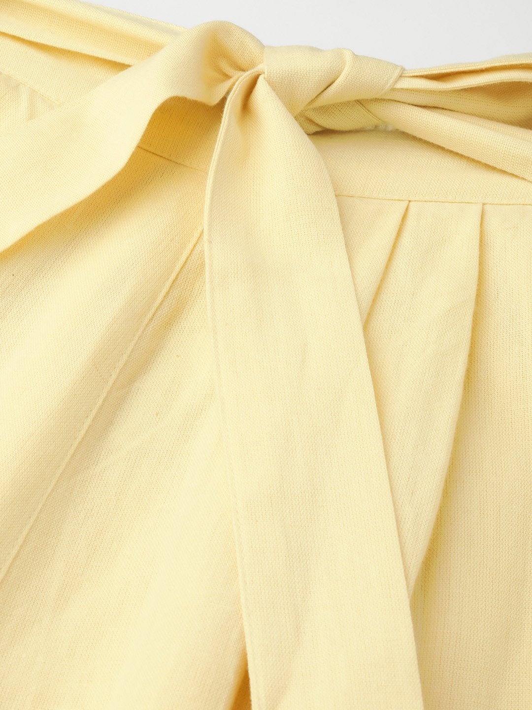 Women's Lemon Pleated Palazzo