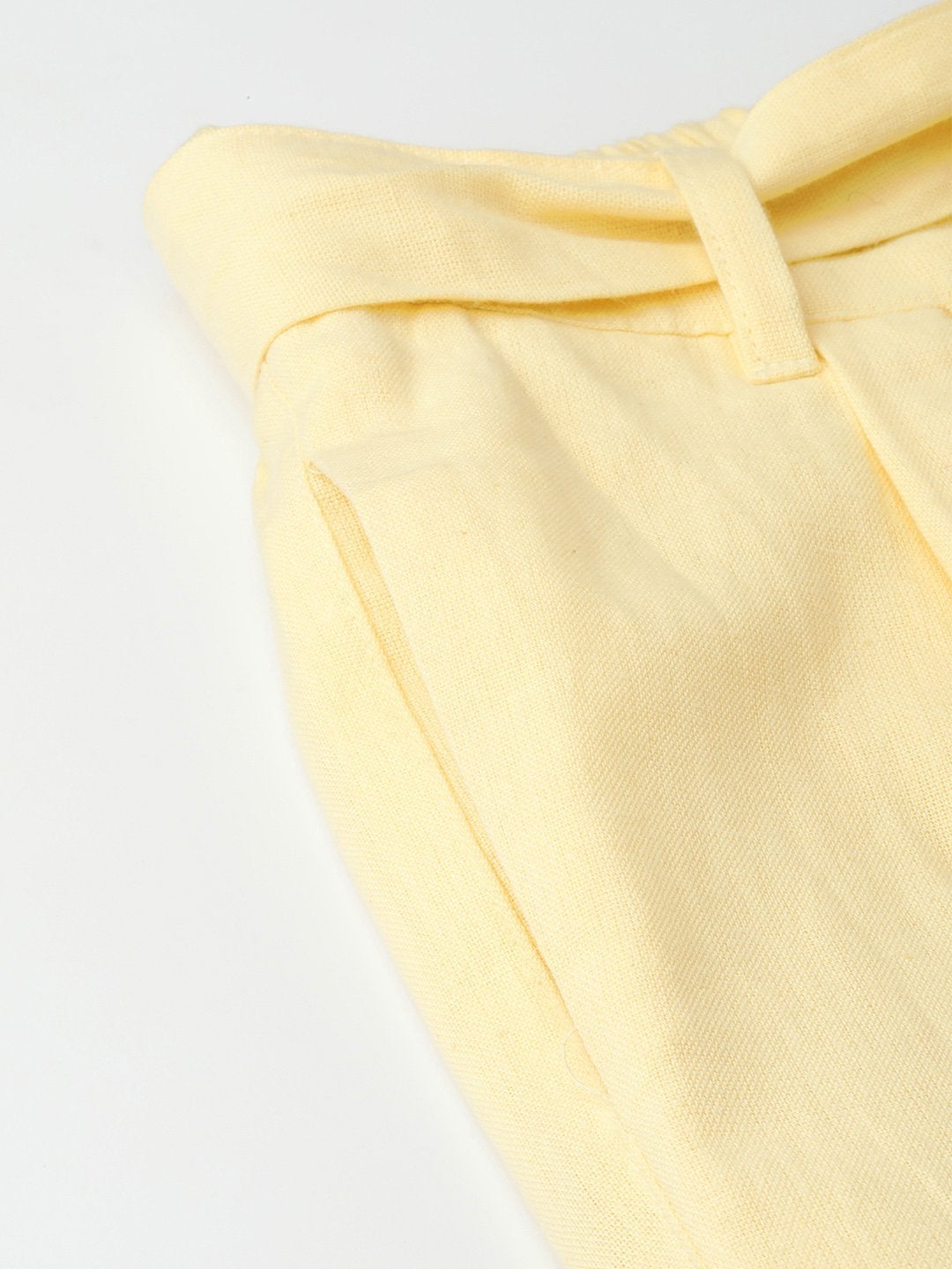 Women's Lemon Pleated Palazzo
