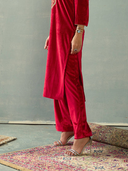 Women's Red Strong Pant