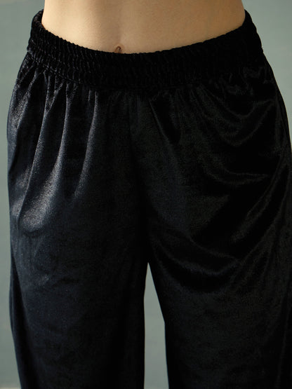 Women's Black Strong Pant