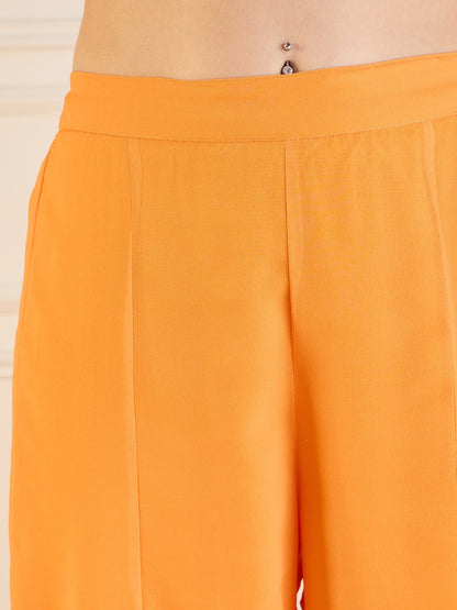 Women's Yellow Printed Co-Ord Set