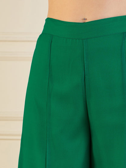 Women's Green Printed Co-Ord Set
