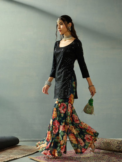 Women's Black Strong Co-Ord Set