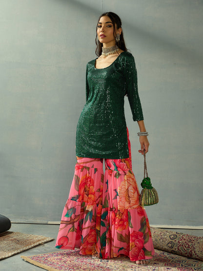Women's Green Strong Co-Ord Set
