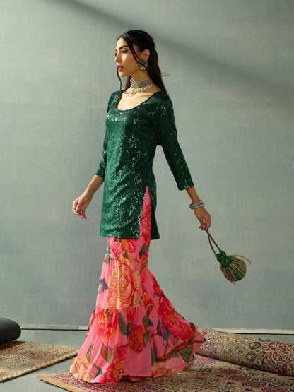 Women's Green Strong Co-Ord Set
