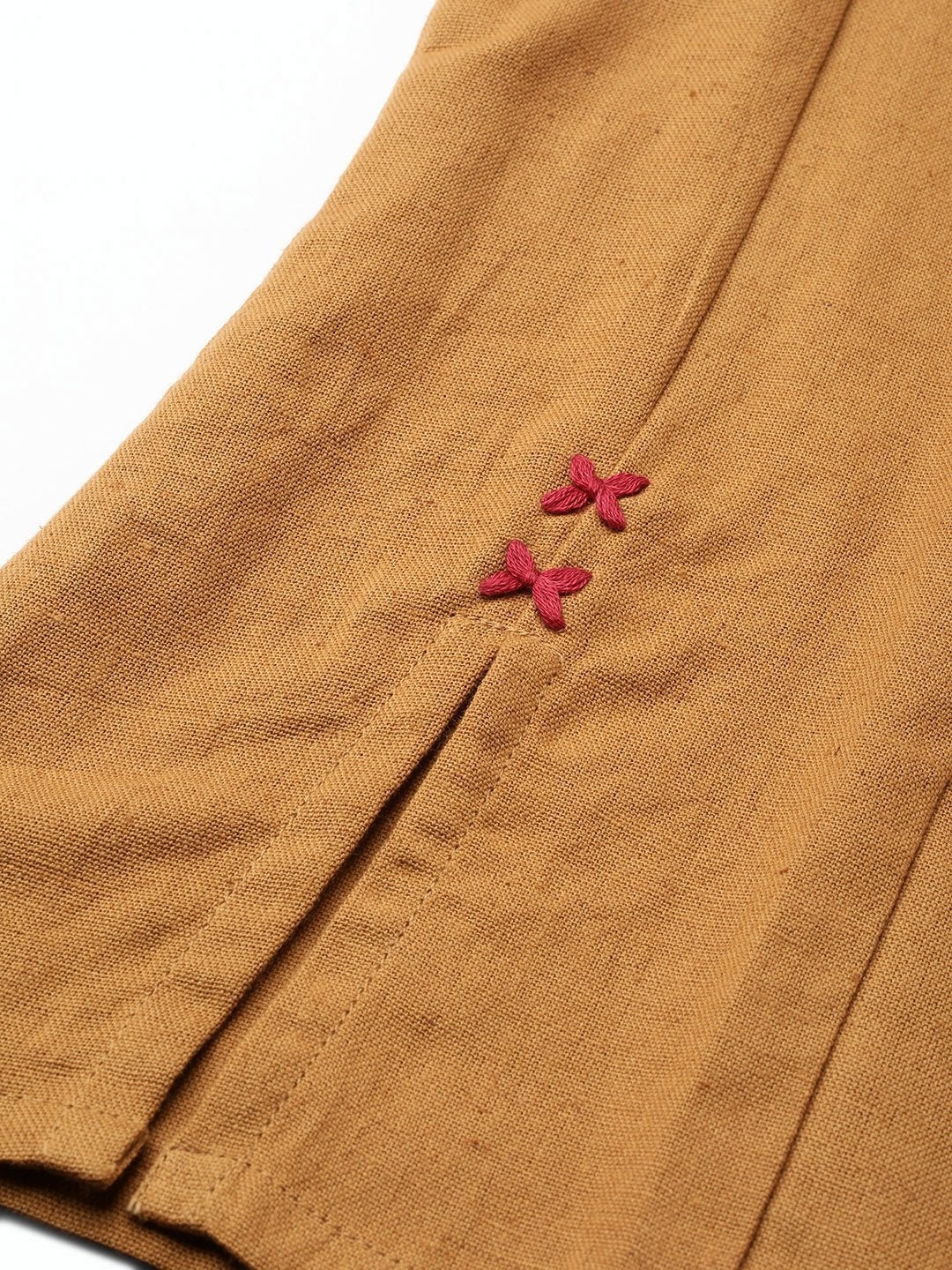 Women's Brown Wrap Sleeveless Top
