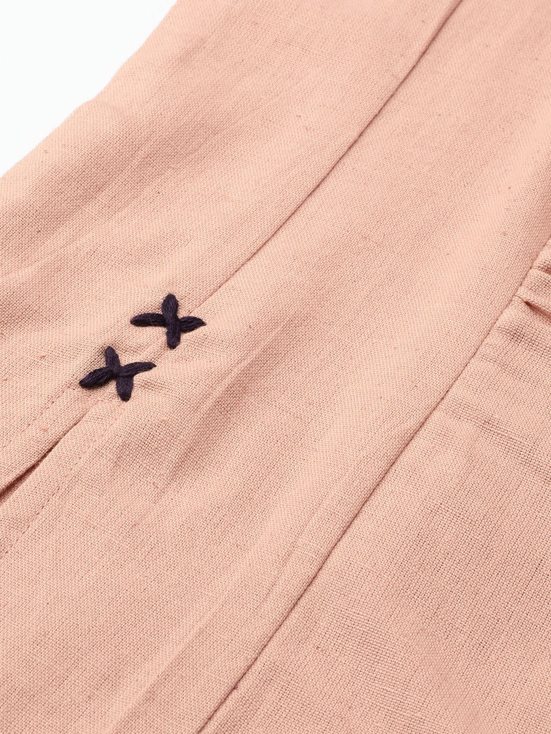 Women's Baked Pink Wrap Sleeveless Top
