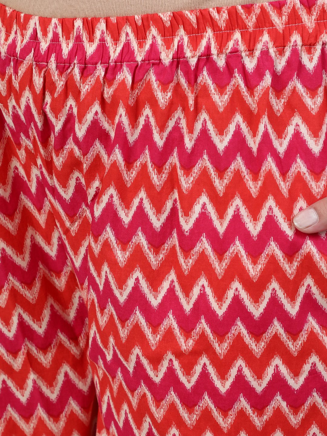 Women's Plus Size Pink Printed Night Suit With Half Sleeves