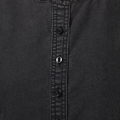 Women's Black Denim Dress