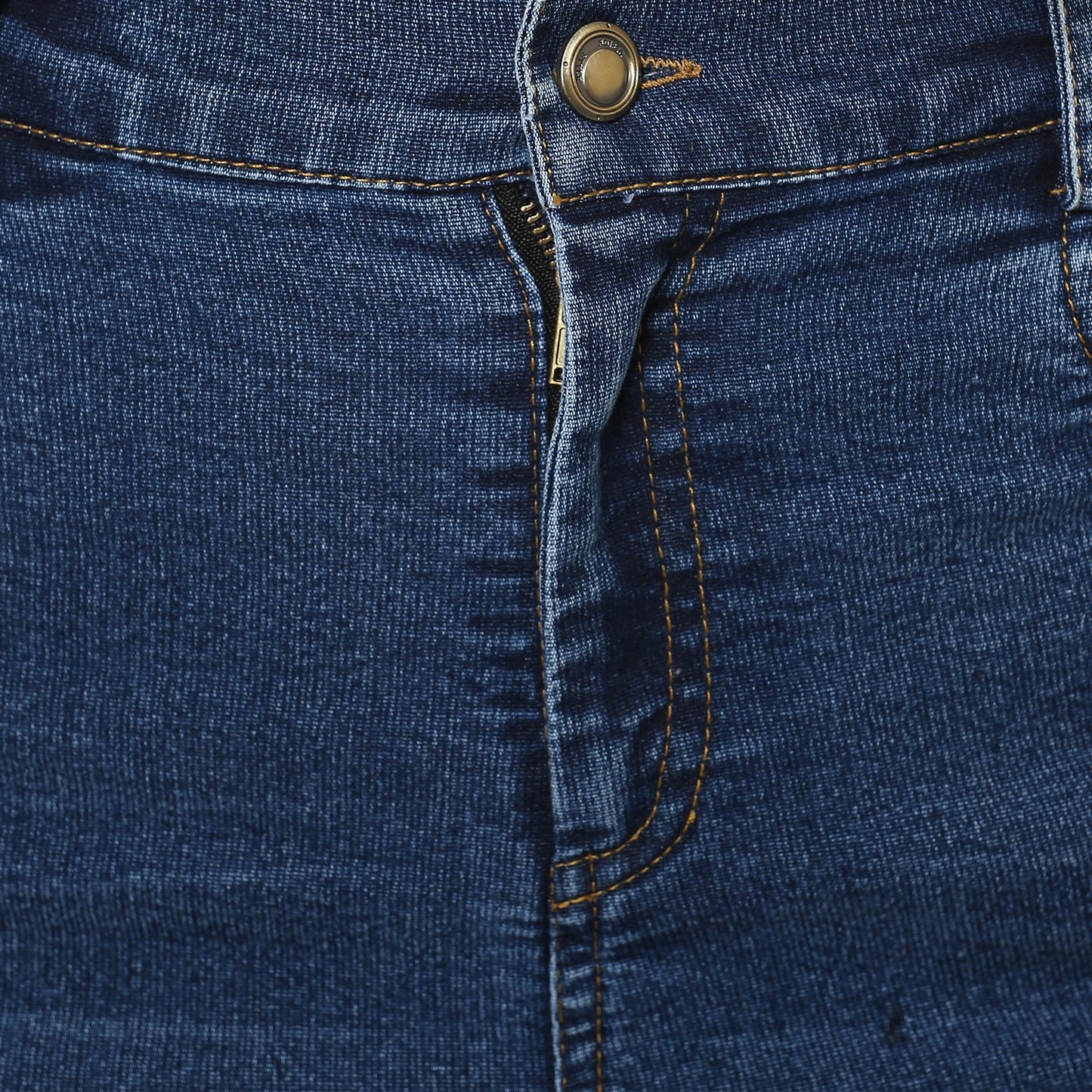Women's Denim Skirt with Stitch Detail
