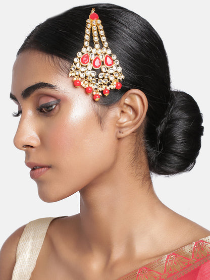 Women's 18k-gold-plated-beautiful-long-pearl-kundan-jhumar-passa-6