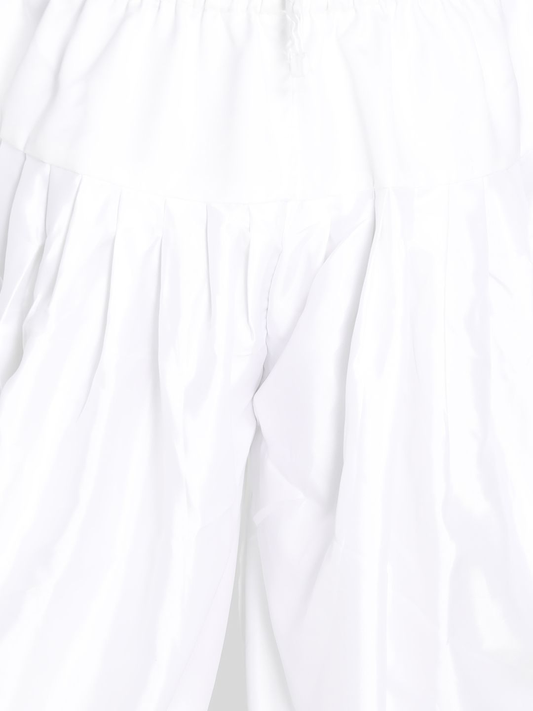 Men's White Silk Blend Dhoti