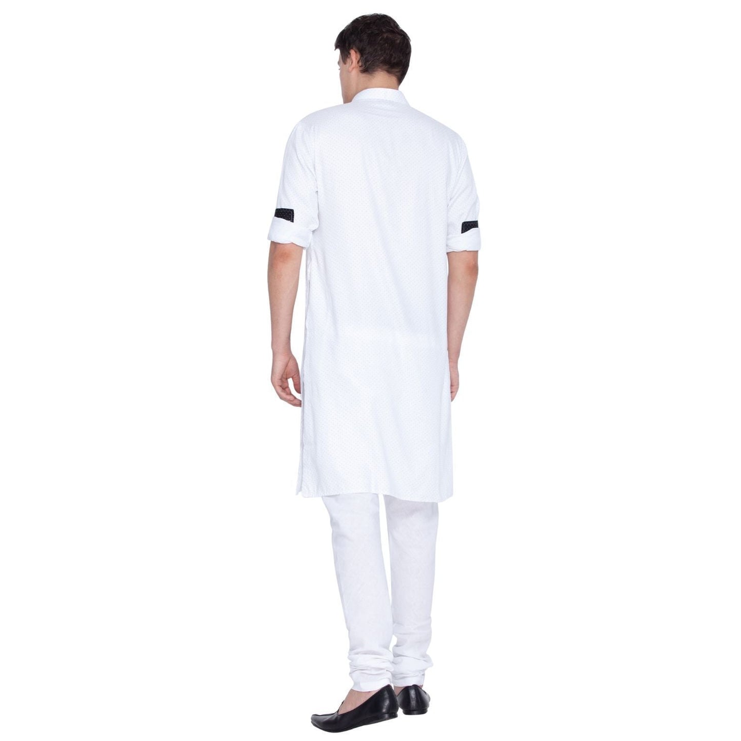 Men's White Cotton Kurta