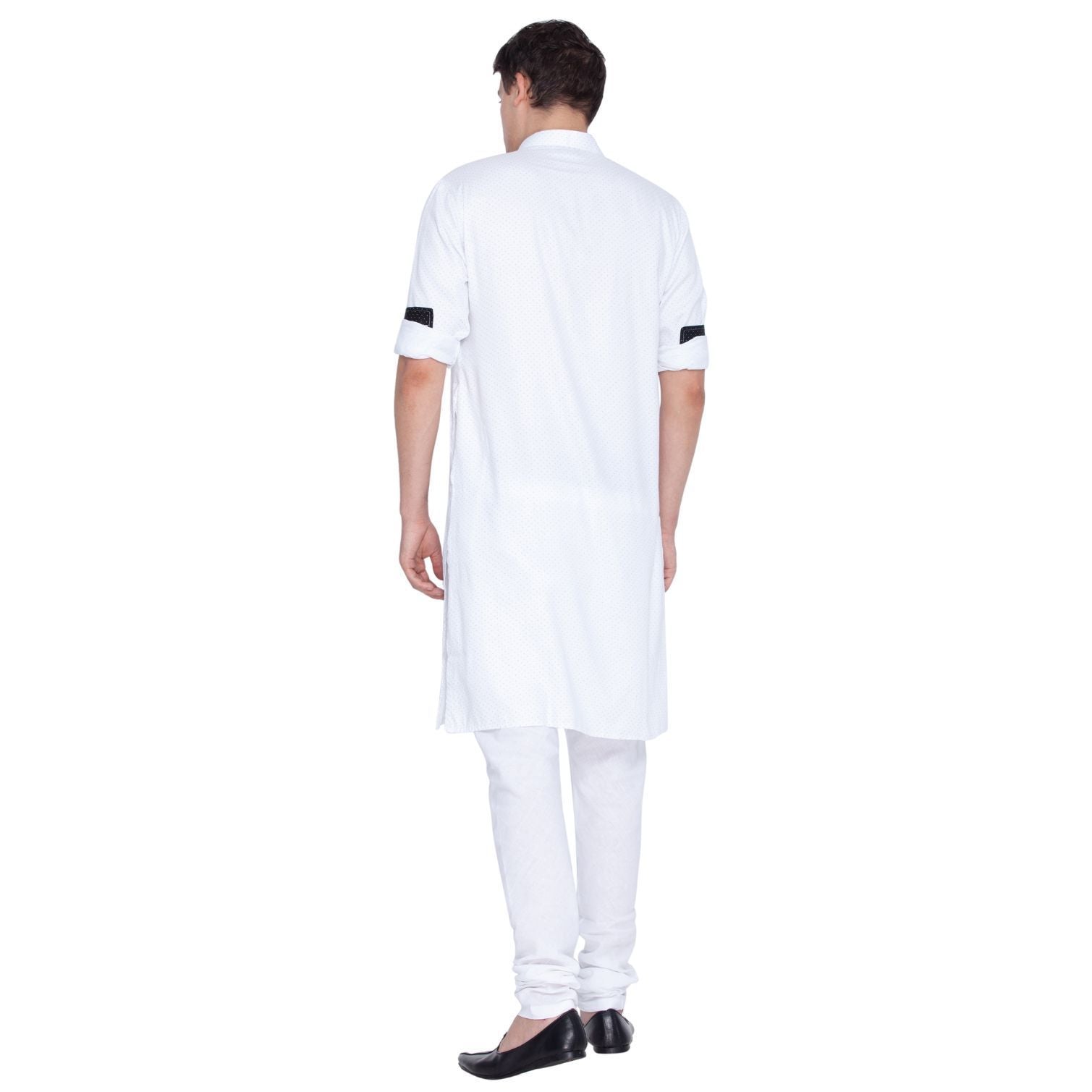 Men's White Cotton Kurta