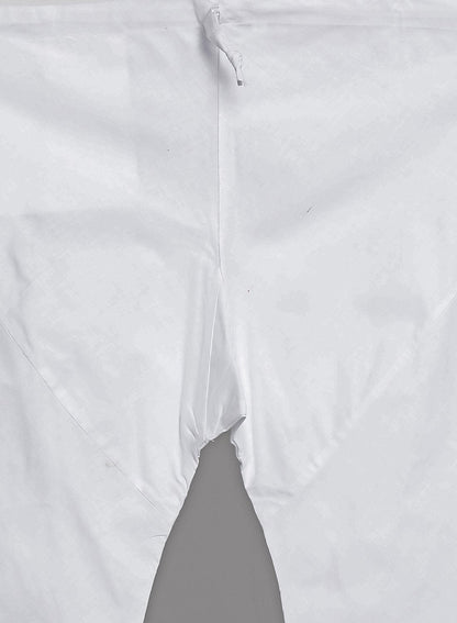 Men's Light Blue Cotton Blend Kurta and Pyjama Set