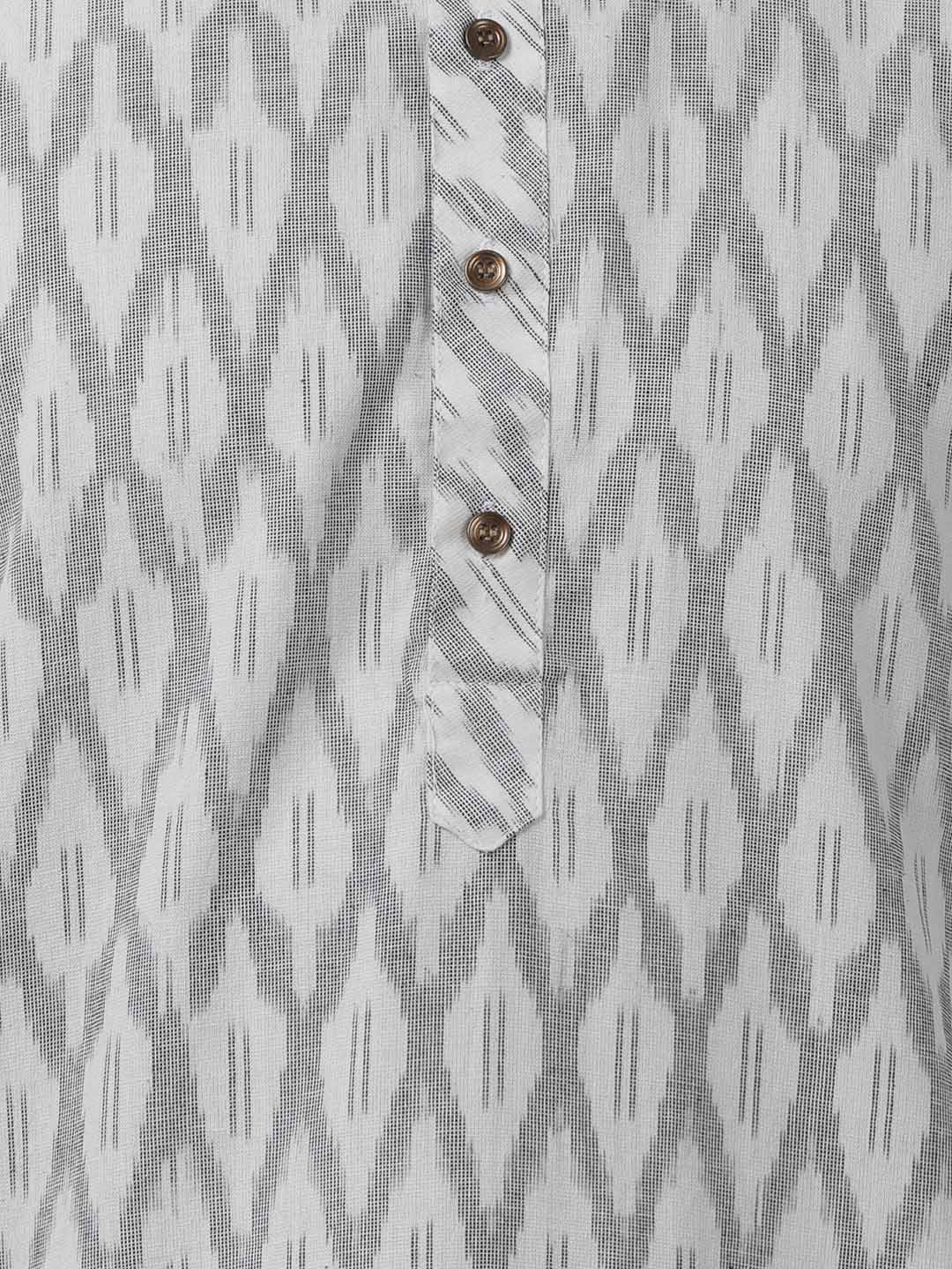 Men's White Pure Cotton Kurta and Pyjama Set