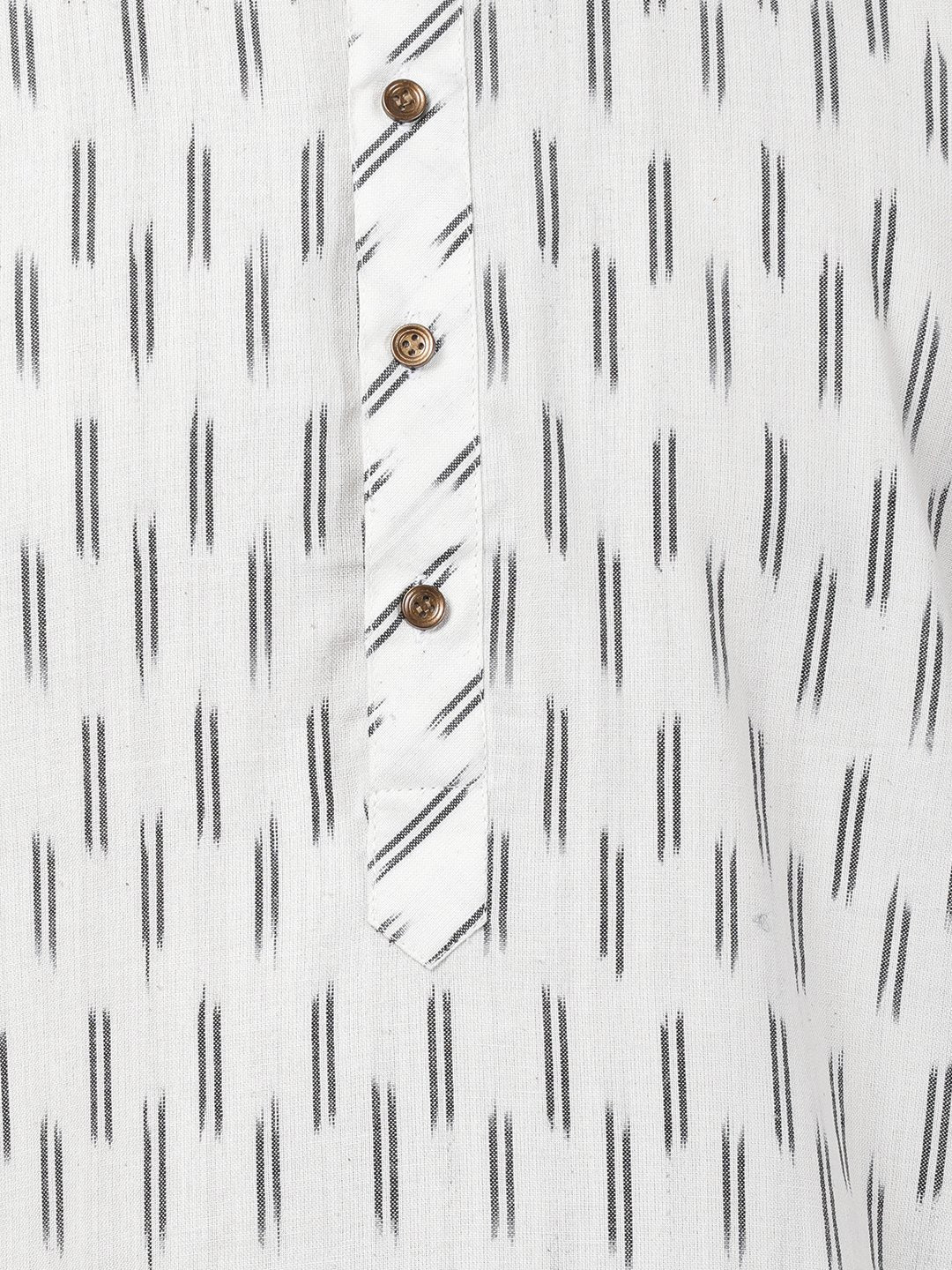 Men's White Pure Cotton Kurta and Pyjama Set