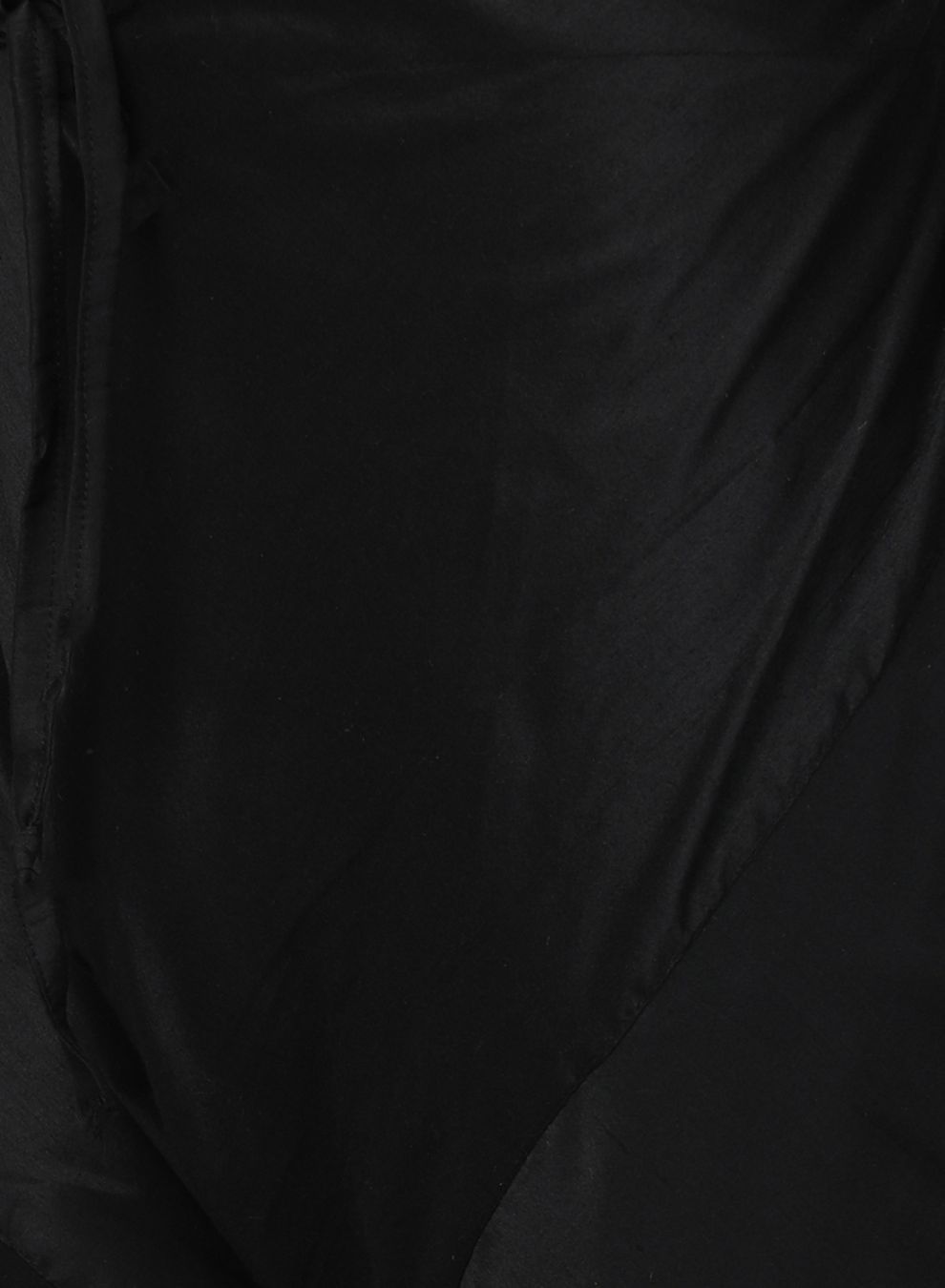 Men's Black Cotton Silk Blend Kurta and Pyjama Set