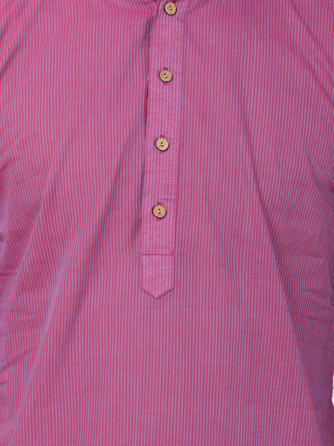 Men's Purple Pure Cotton Kurta and Pyjama Set