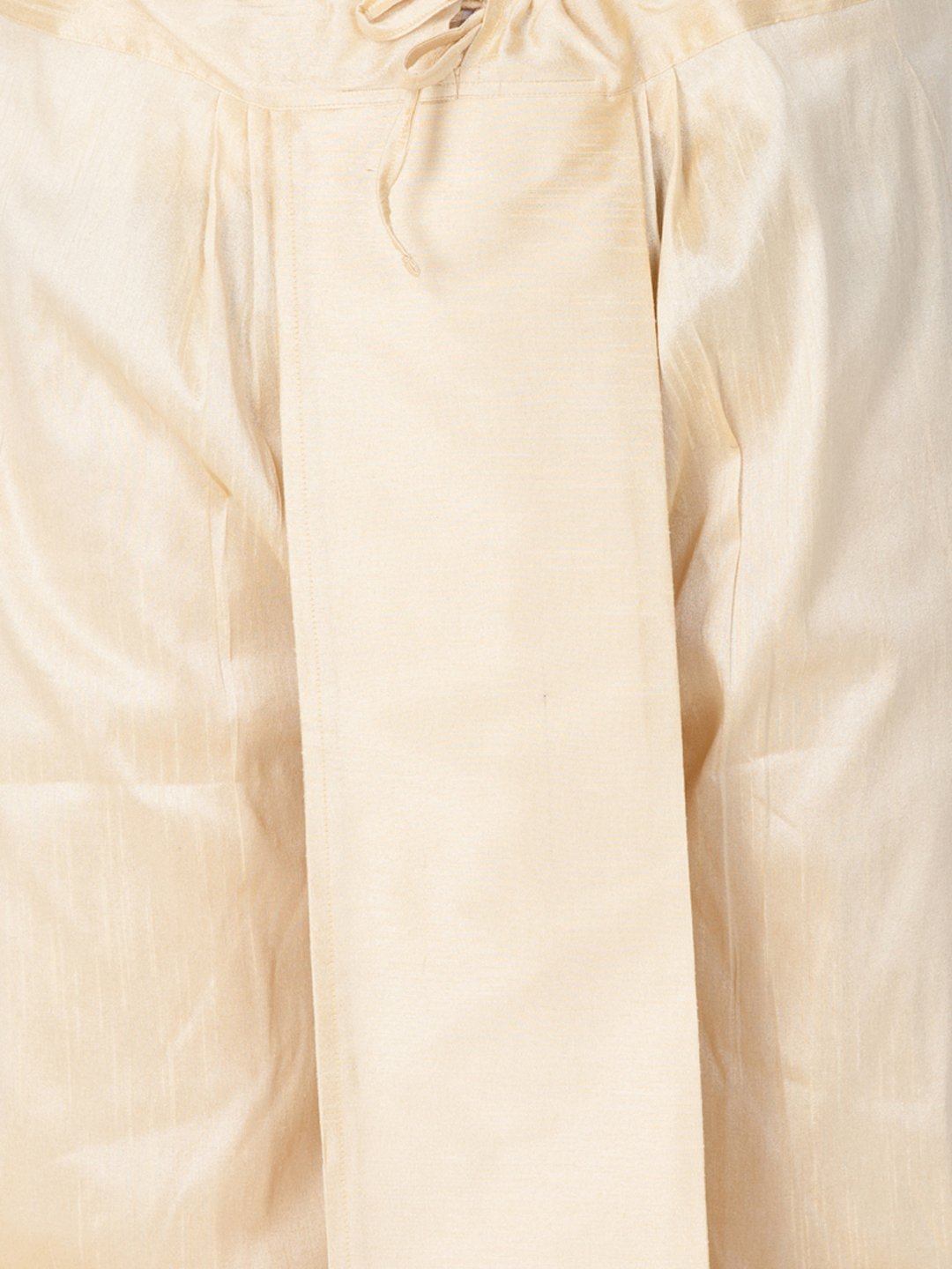 Men's Black Cotton Silk Blend Kurta and Dhoti Pant Set