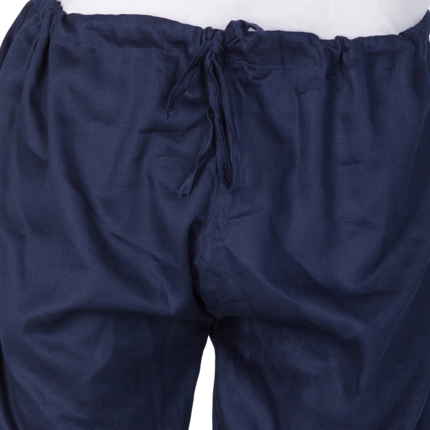 Men's Blue Cotton Kurta and Pyjama Set