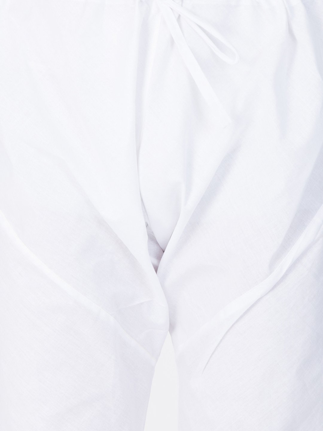 Men's White Cotton Kurta and Pyjama Set