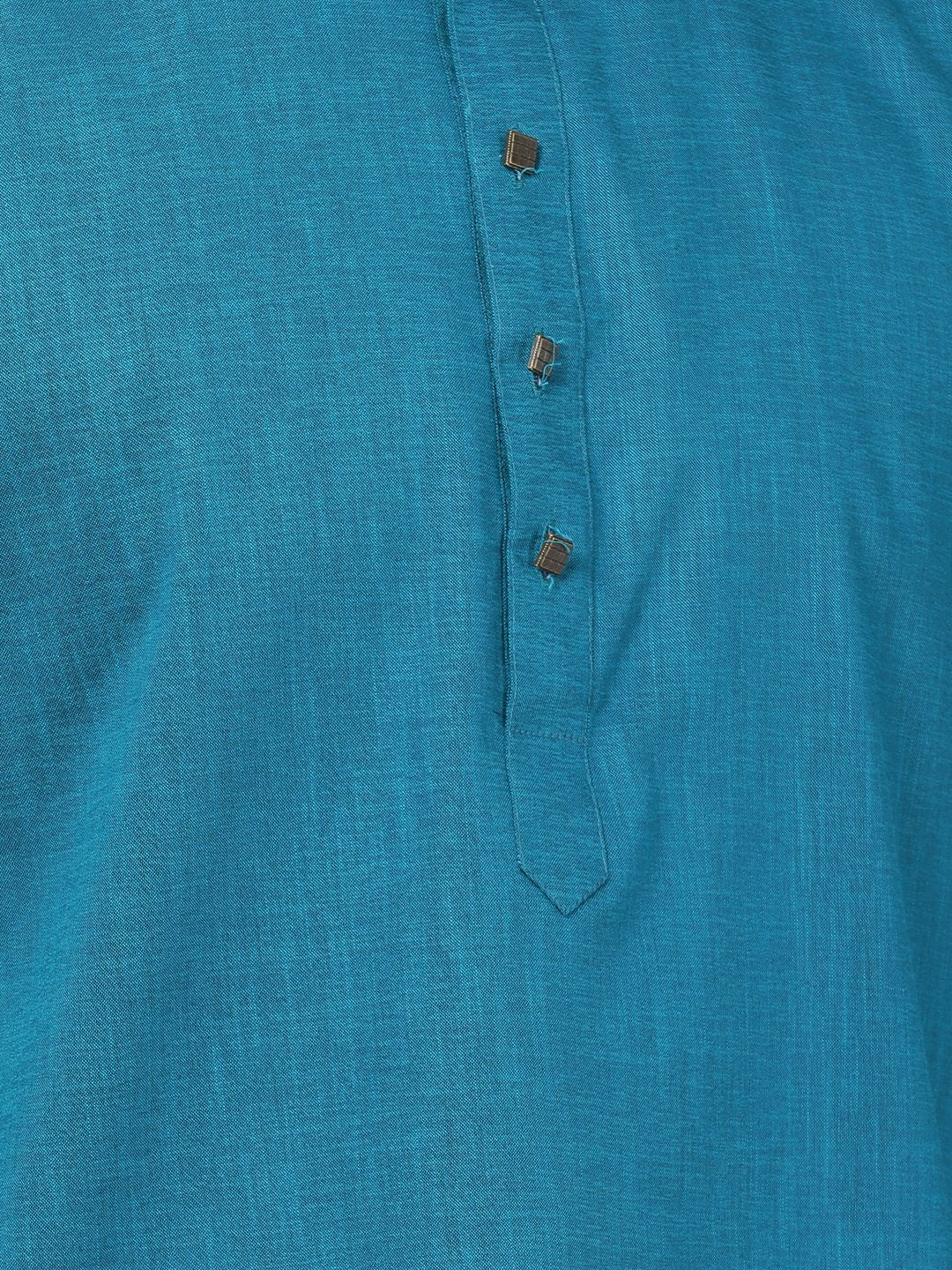 Men's Dark Green Cotton Kurta