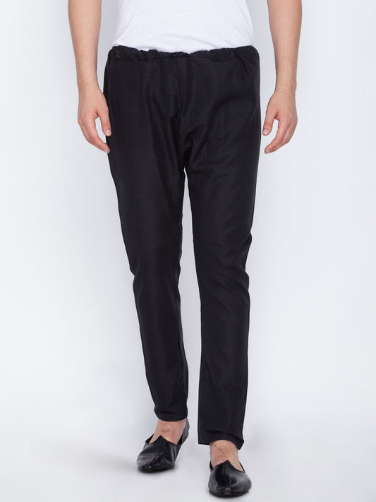 Men's Black Cotton Pyjama