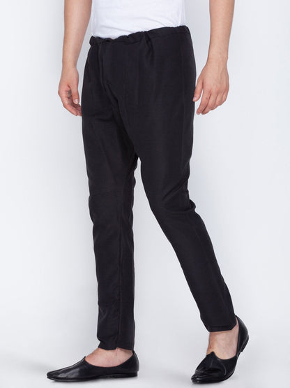 Men's Black Cotton Pyjama