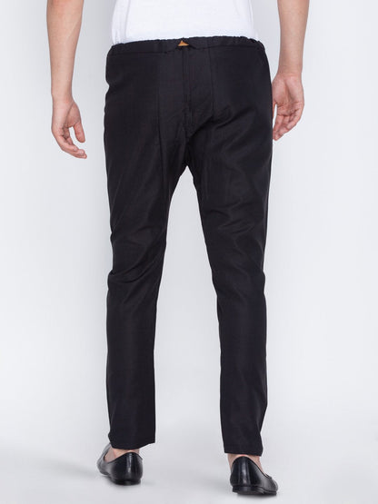 Men's Black Cotton Pyjama