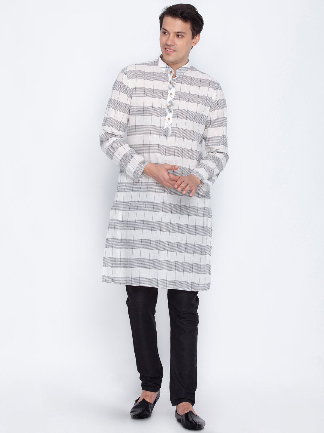 Men's Black Cotton Pyjama