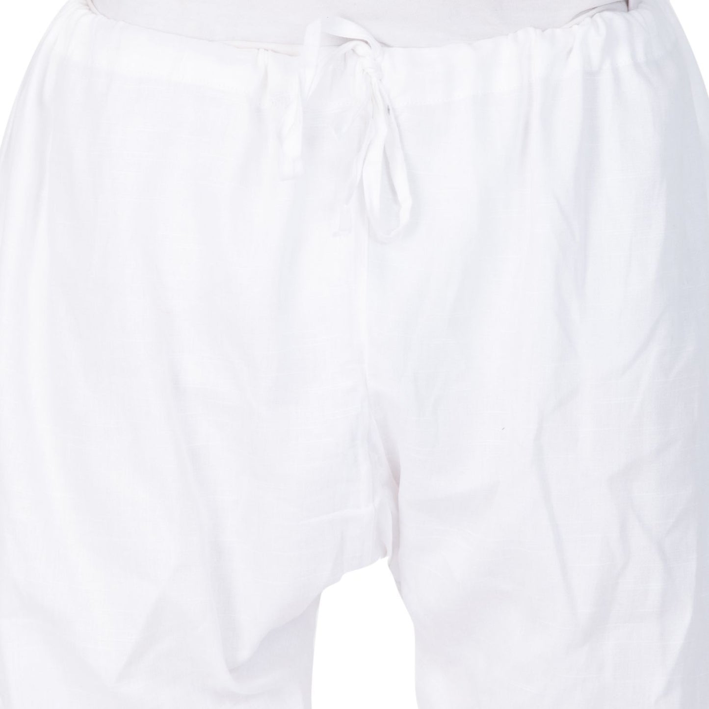 Men's White Cotton Pyjama