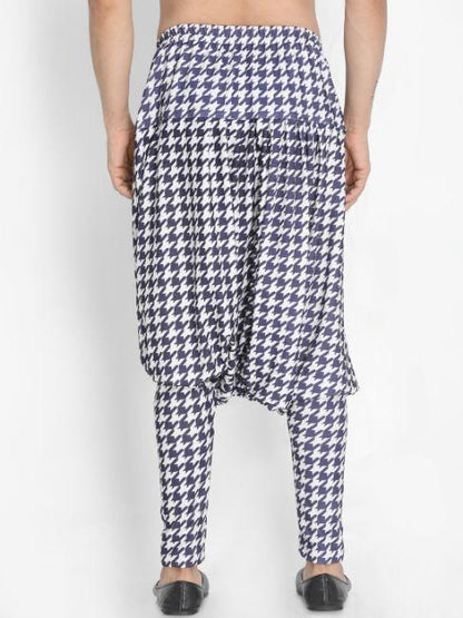 Men's Blue Cotton Lycra Pyjama