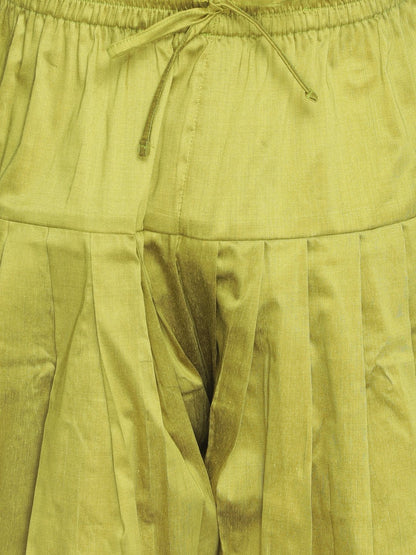 Men's White Silk Blend Kurta and Dhoti Pant Set
