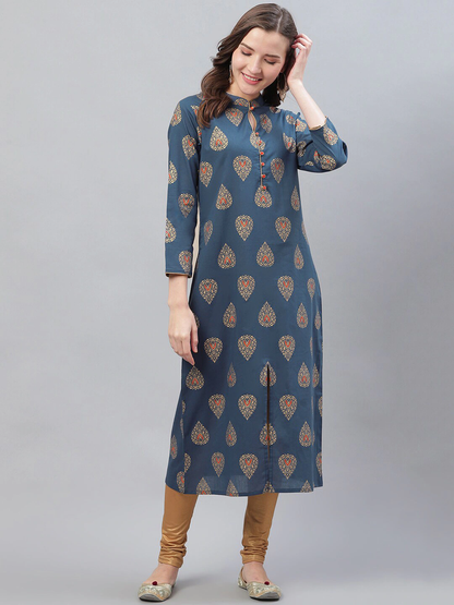 Women's Cotton Printed Kurta