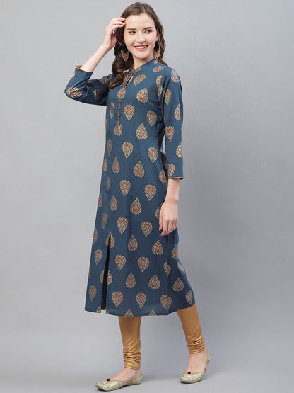 Women's Cotton Printed Kurta